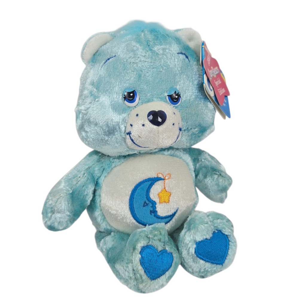 Vtg 2004 Care Bear 8" Charmers Series 7 Bedtime Bear NWT Triple Tags CRISP